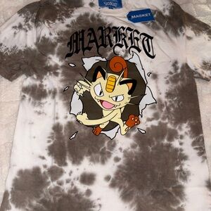 Market Brown and White Graphic Tee